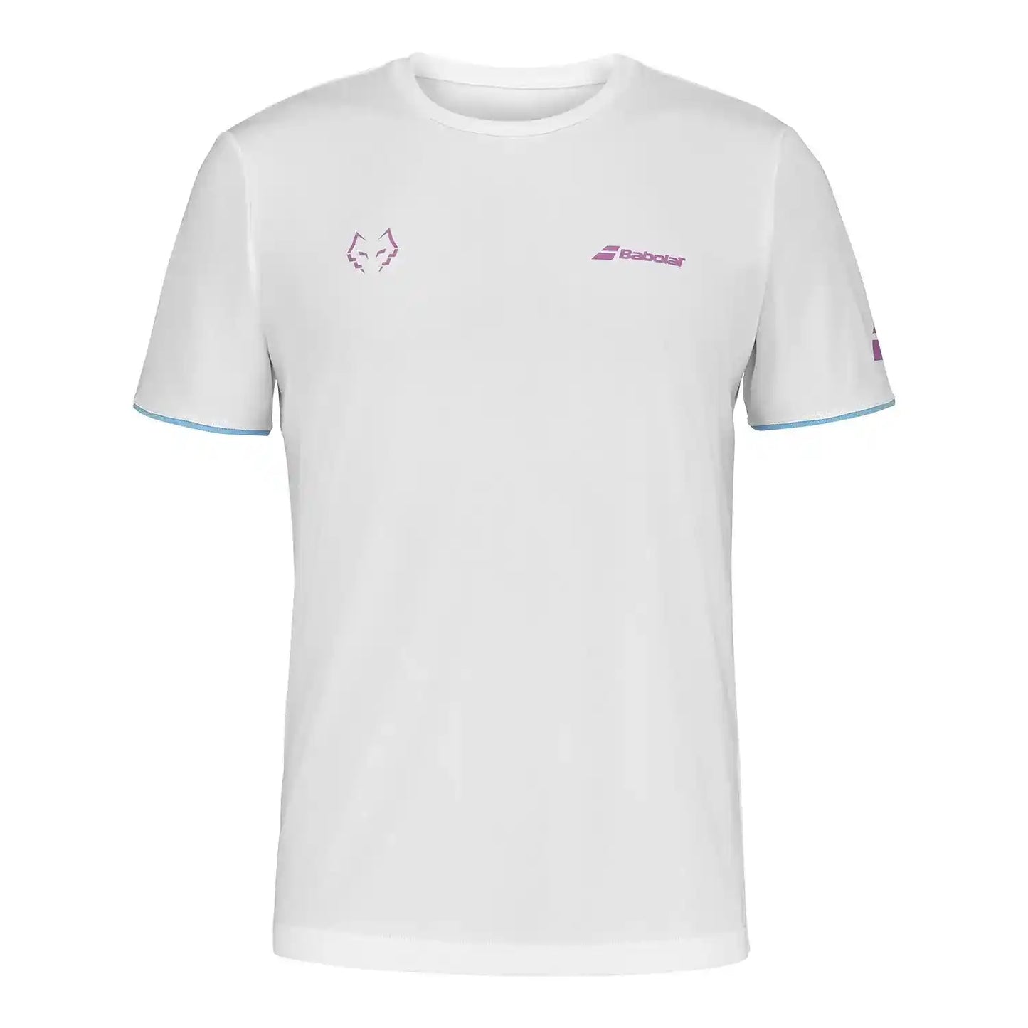 T-SHIRT HOMEM BABOLAT JUAN LEBRON BRANCA