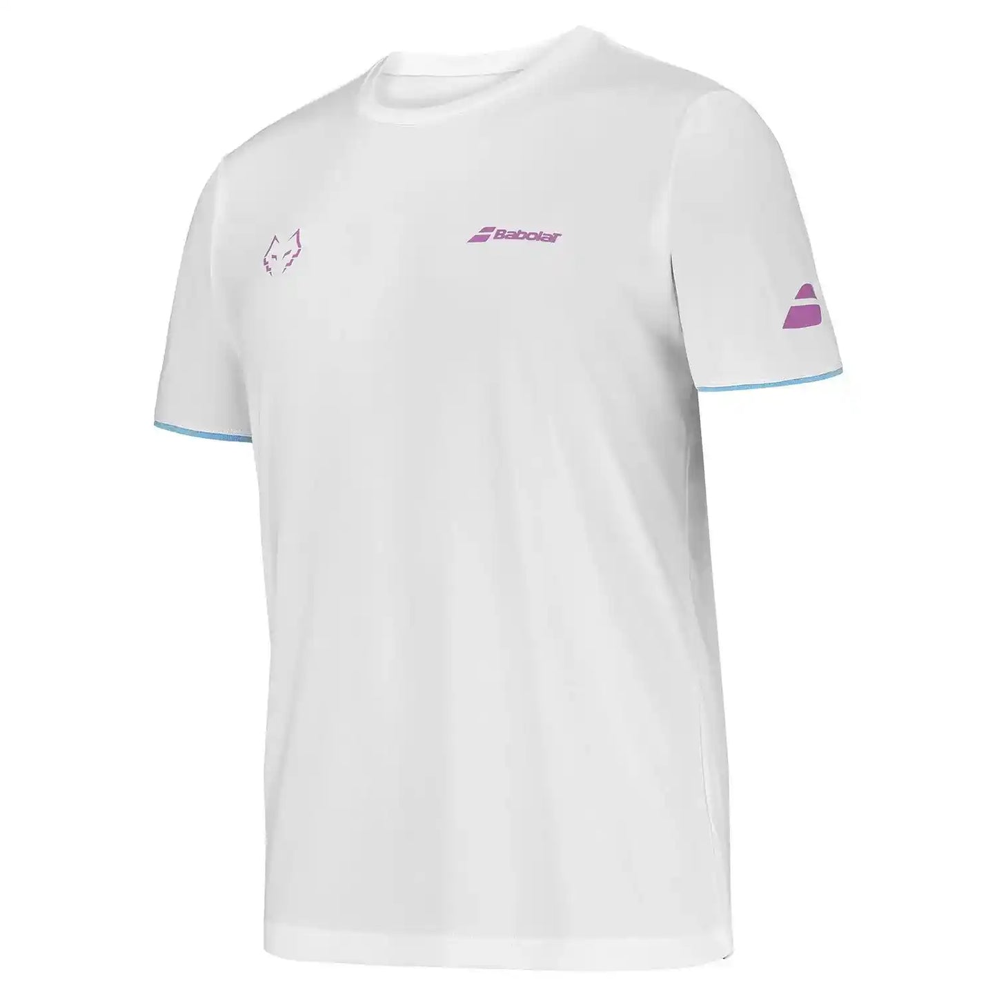 T-SHIRT HOMEM BABOLAT JUAN LEBRON BRANCA