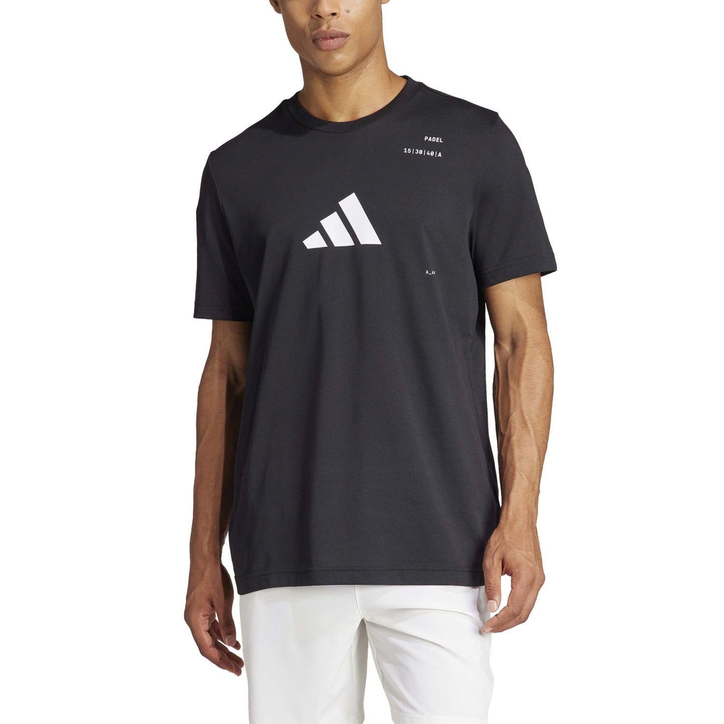 T-SHIRT HOMEM ADIDAS PADEL PRETA