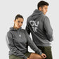 SWEATSHIRT HOMEM QUAD Stylish Hoodie Cinza