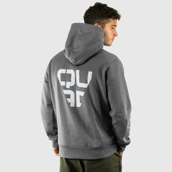 SWEATSHIRT HOMEM QUAD Stylish Hoodie Cinza