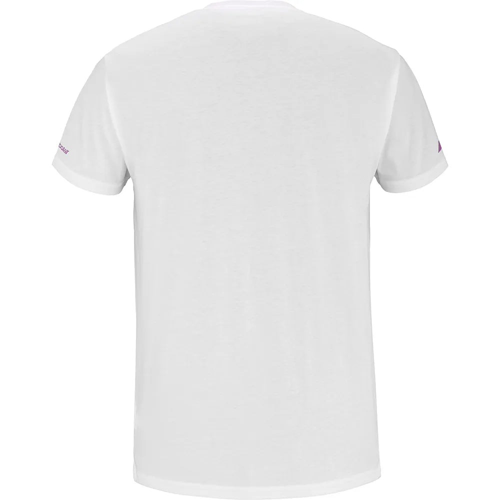 T-SHIRT HOMEM BABOLAT ALGODÃO JUAN LEBRON BRANCA