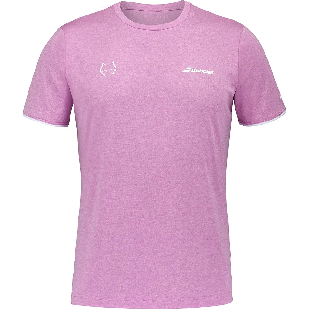 T-SHIRT HOMEM BABOLAT JUAN LEBRON ROSA