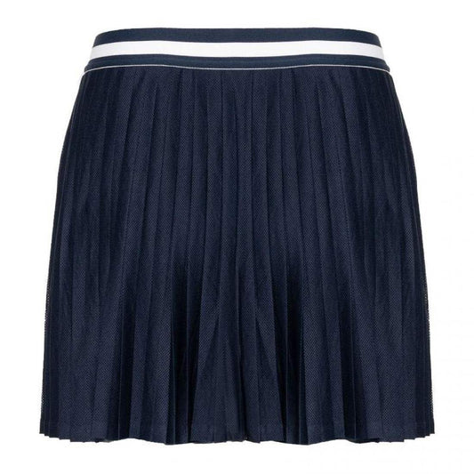 SAIA MULHER WILSON TEAM PLEATED CLASSIC NAVY