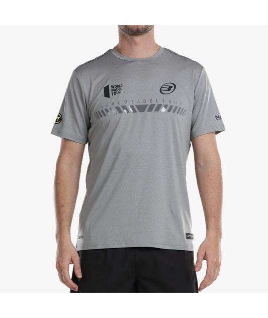 T-SHIRT HOMEM BULLPADEL LIGIO CINZA WPT